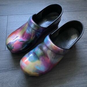 Dansko Spray Paint Patent Professional Clog Size EU 40 (US 9.5/10)